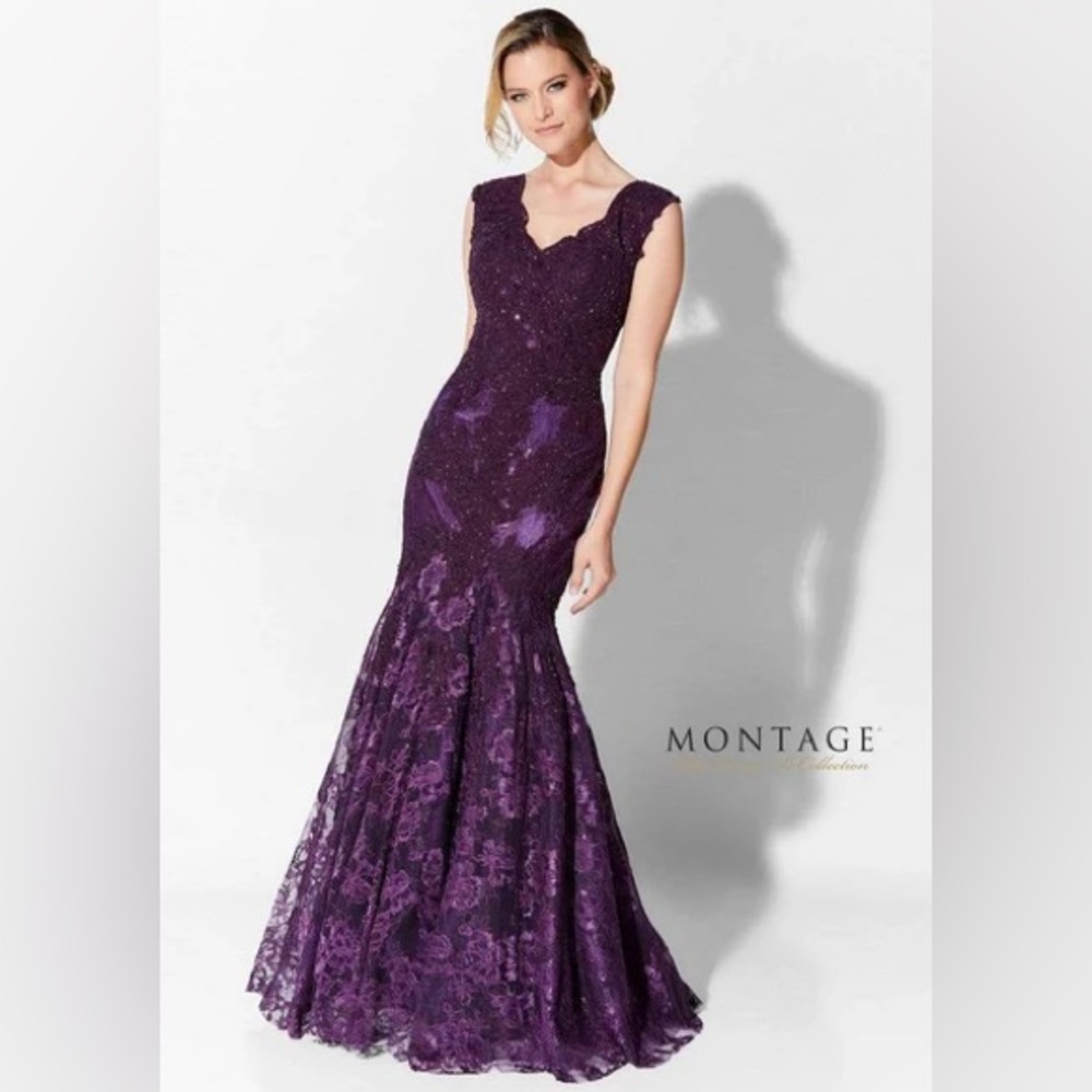 Ivonne D by Mon Cheri Purple Gown